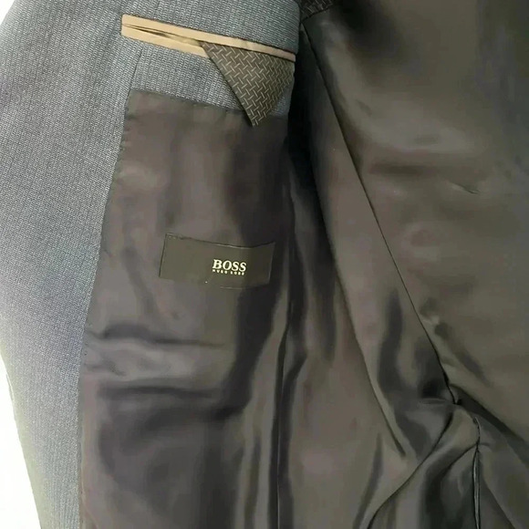 ❤️Host Pick❤️[US36R] Hugo Boss Mens Suit Blazer  Guabello VirginWool Woven Italy - Picture 8 of 12